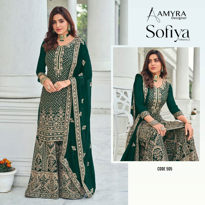 Amyra Sofiya vol 2 Heavy Wedding Wear Wholesale Georgette Salwar Suits Catalog